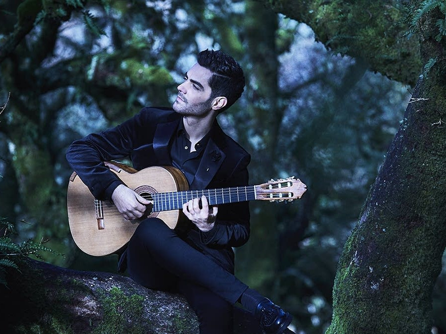 Miloš Karadaglić enjoys playing guitar in his new album 'The Moon & the Forest.'