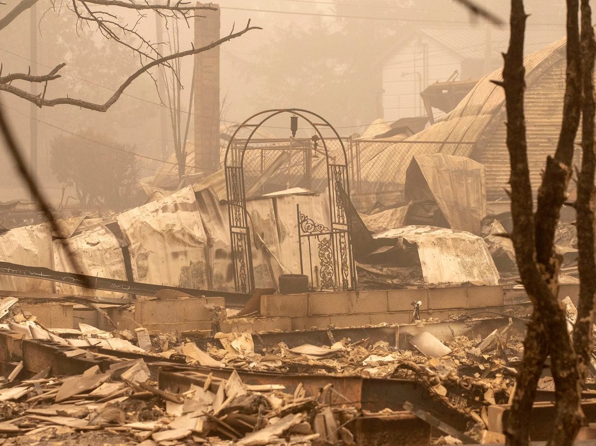 Many homes were destroyed by the Beachie Creek Fire in Gates, Ore., in September 2020. The Federal Emergency Management Agency is supposed to help people who have lost property, maybe even their homes, in a natural disaster.