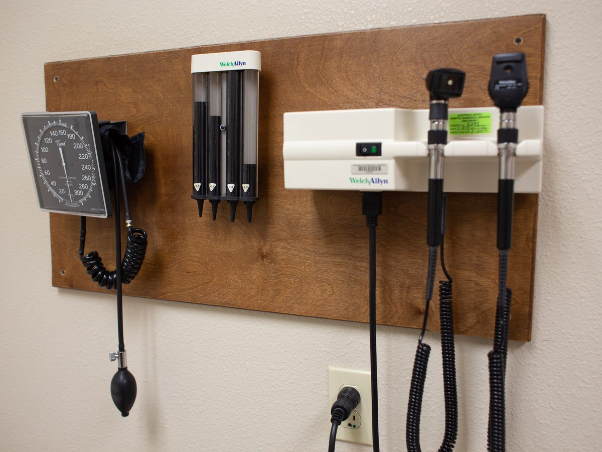 Clinician tools in an exam room March 21, 2013.