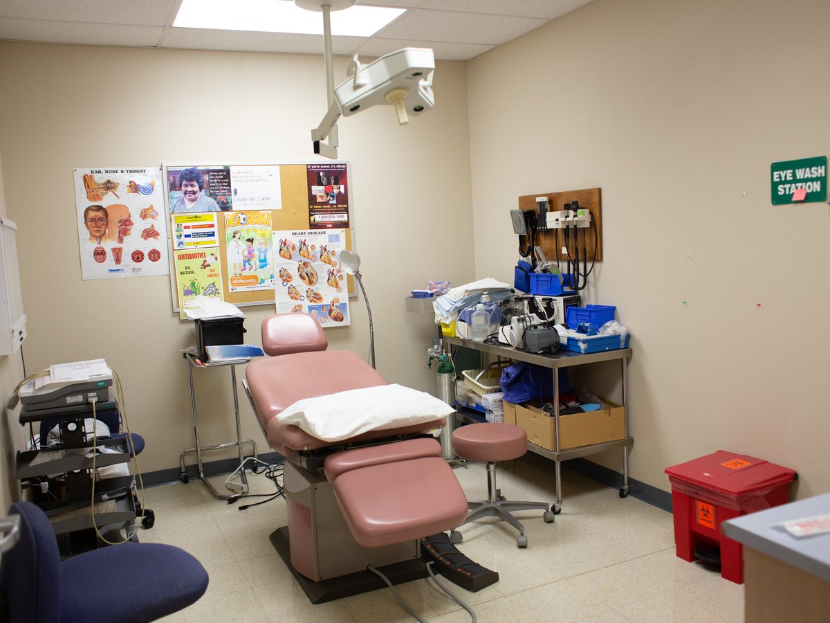 A medical exam room March 21, 2013.