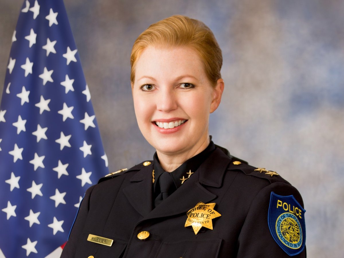 Kathy Lester was named Sacramento Police Chief on Dec. 10, 2021.