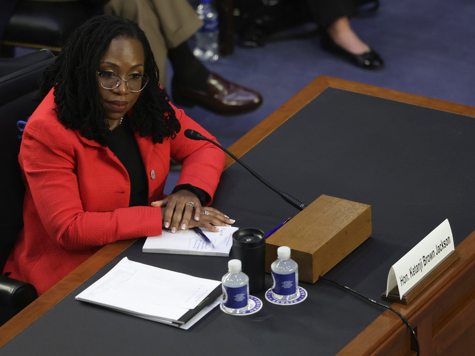 U.S. Supreme Court nominee Judge Ketanji Brown Jackson testifies on the second day of her confirmation hearing before the Senate Judiciary Committee.