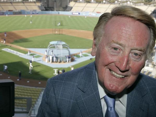For a half-century, Vin Scully was the broadcast voice of the Dodgers (first in Brooklyn and then Los Angeles). His style and delivery were one of a kind.