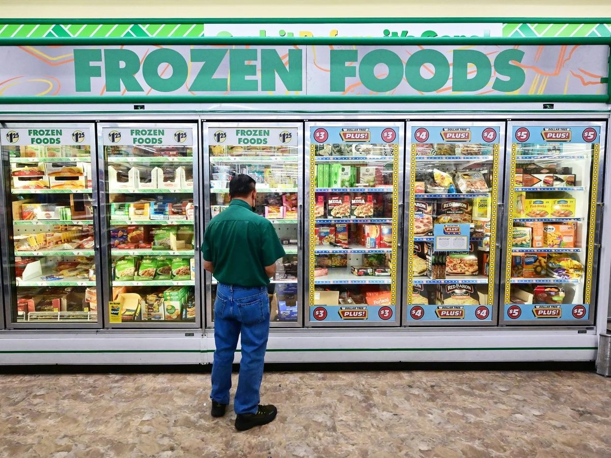 A man ponders the options at a Dollar Store in Alhambra, California. Shoppers continue to face high prices on everyday goods. Inflation is the top voter concern in the midterm elections.