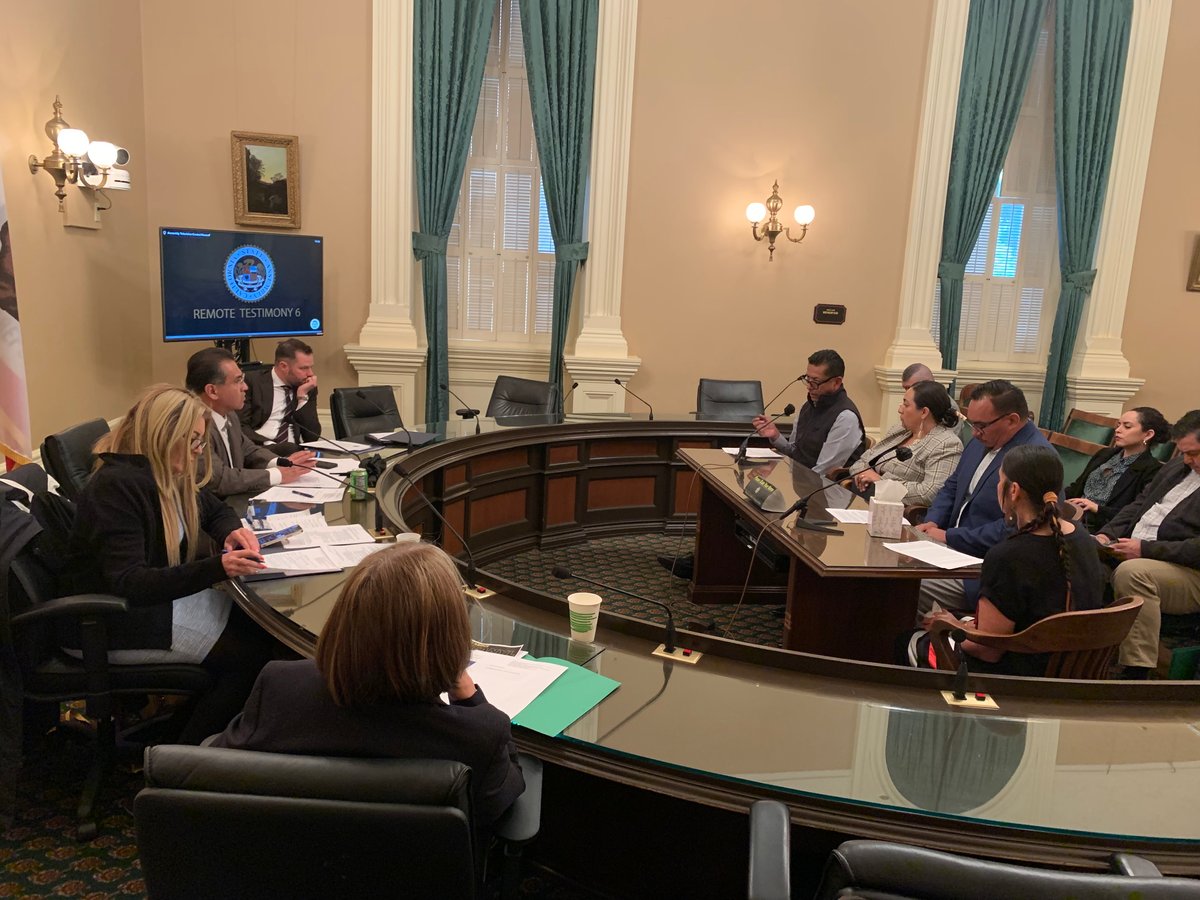 Nelson Jim, Virginia Hedrick, Nathan Blacksmith and Ami Admire speak at a roundtable discussion addressing how the fentanyl crisis affects health in Native American communities at the State Capitol in Sacramento, Calif. on March 28, 2023.