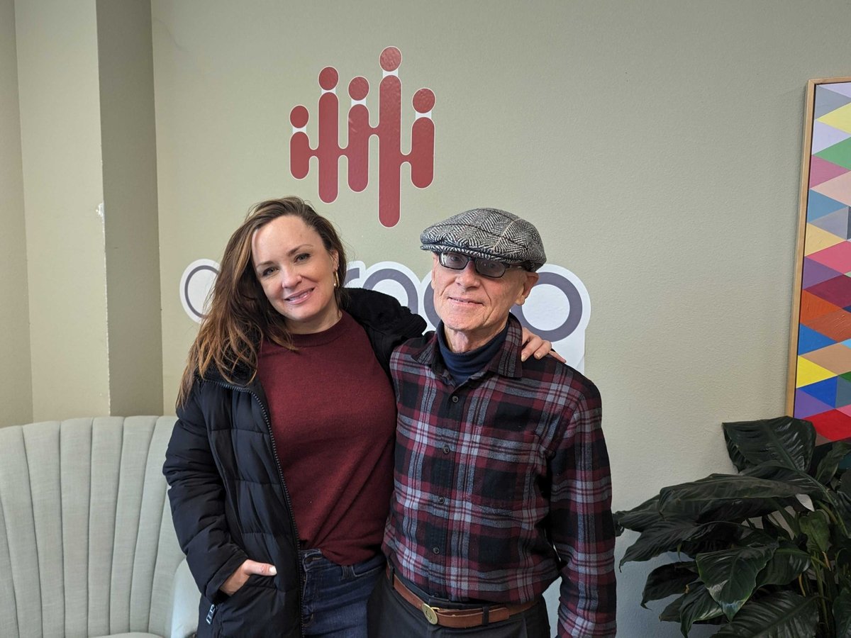CapRadio's Midday Classical Host Jennifer Reason and Brad Slocum, organist at Westminster Presbyterian Church and founder of the "Music at Noon" concert series.