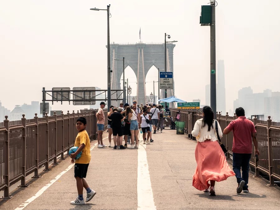 Wildfire smoke covered huge swaths of the U.S. in 2023, including places like New York City, where it has historically been uncommon. New research shows the health costs of breathing in wildfire smoke can be high.