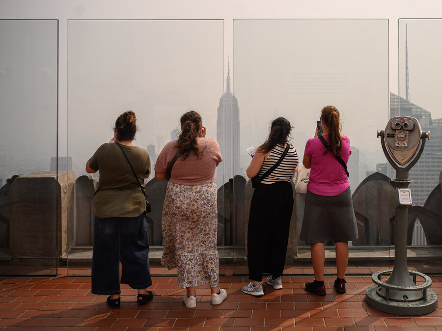 Wildfire smoke from Canada caused dangerously unhealthy air quality in New York City and across much of the U.S. in 2023.