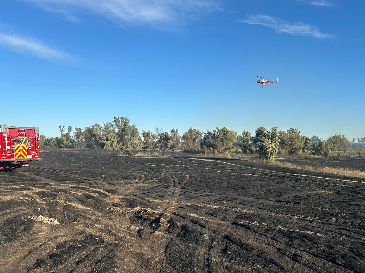A 585-acre fire near Kiefer Boulevard in Rancho Cordova broke out and was subsequently contained on June 17, 2024.