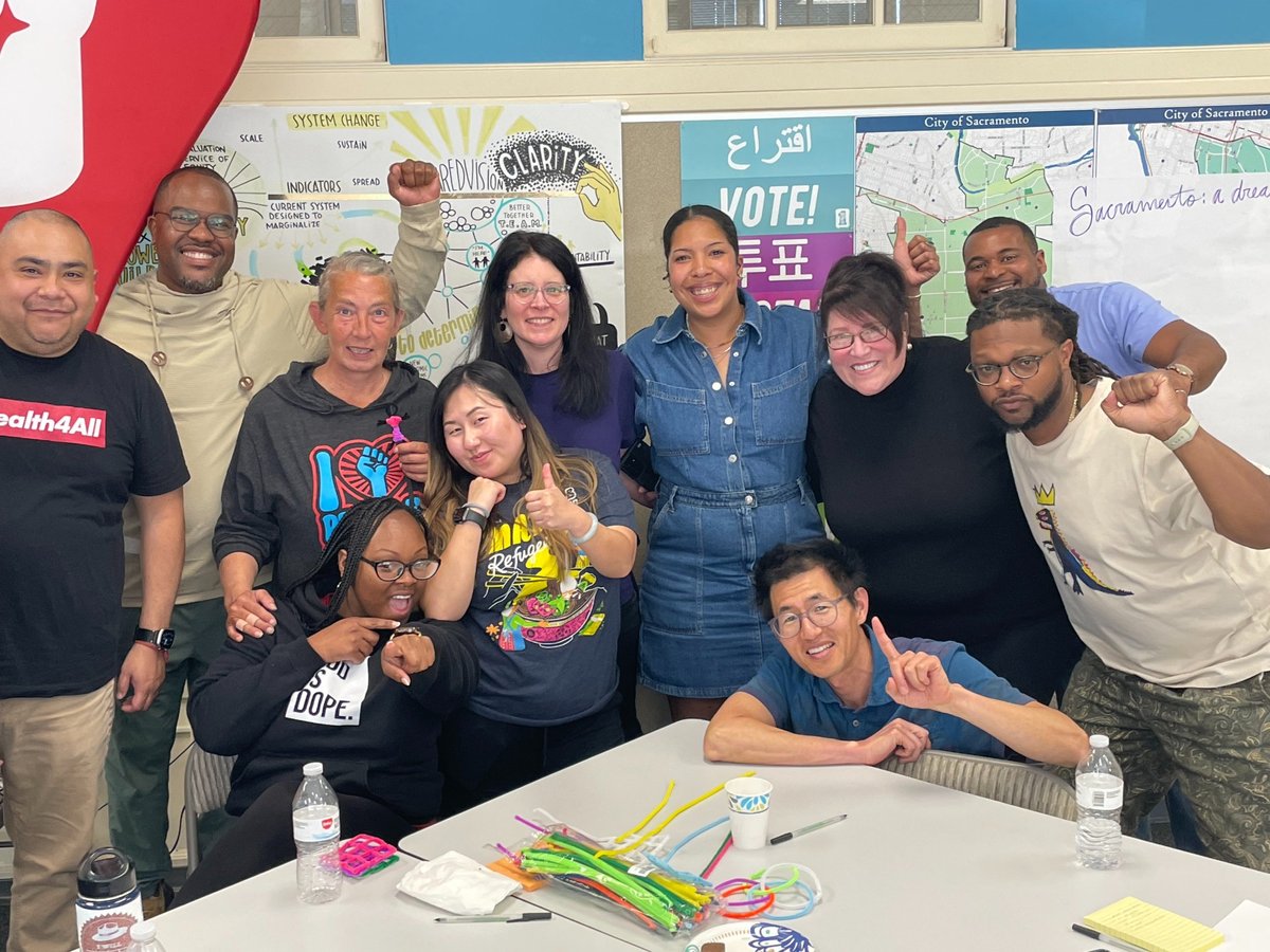 Members of the Racial Equity Council and Racial Equity Alliance at a retreat in Sacramento in March 2024.
