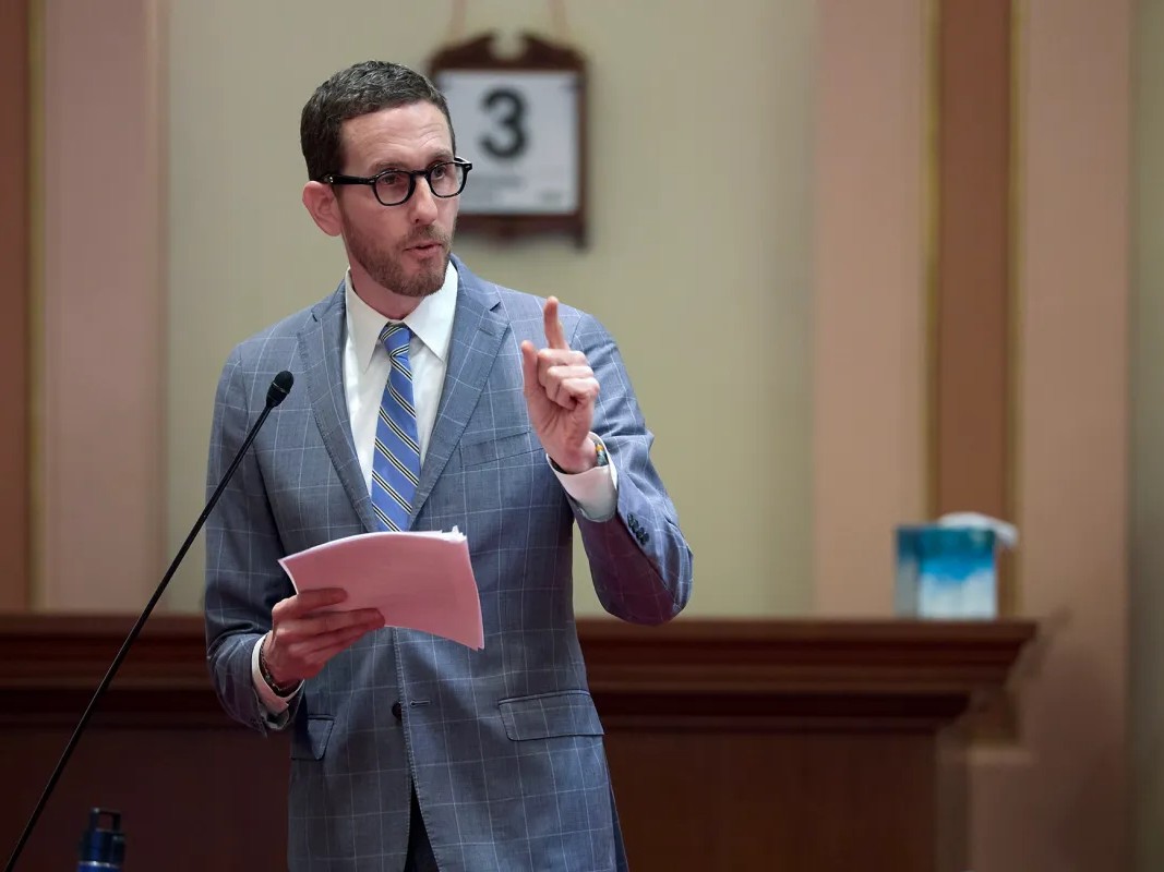 Supporters of a bill introduced by Sen. Scott Wiener, a San Francisco Democrat pictured in the Senate on Jan. 3, 2024, say the Legislature should consider an override after the governor's veto.