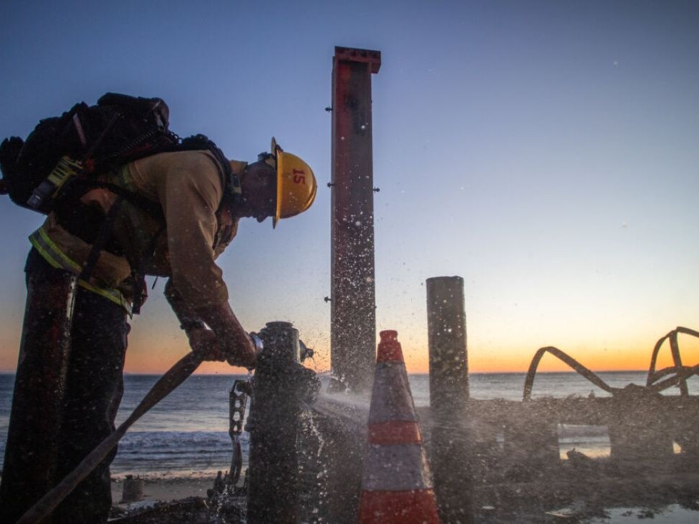 Many of the false narratives in the wake of the Los Angeles wildfires have involved water.