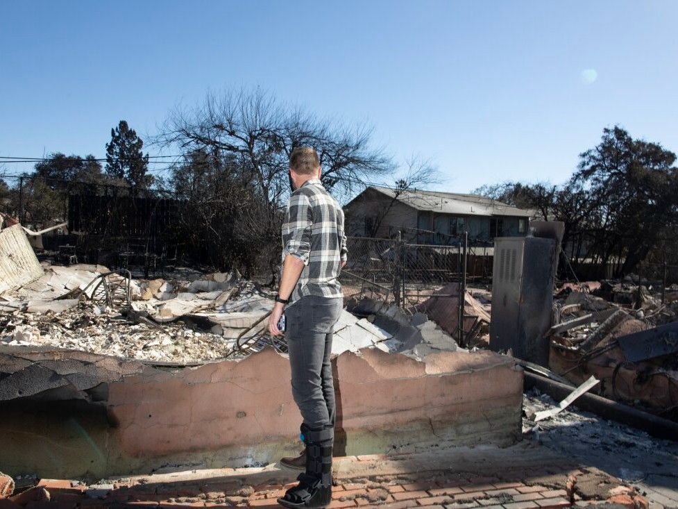 Climate scientist Ben Hamlington works on understanding how climate change is affecting communities. Losing his house in the Eaton Fire has erased the line between his job and his life.