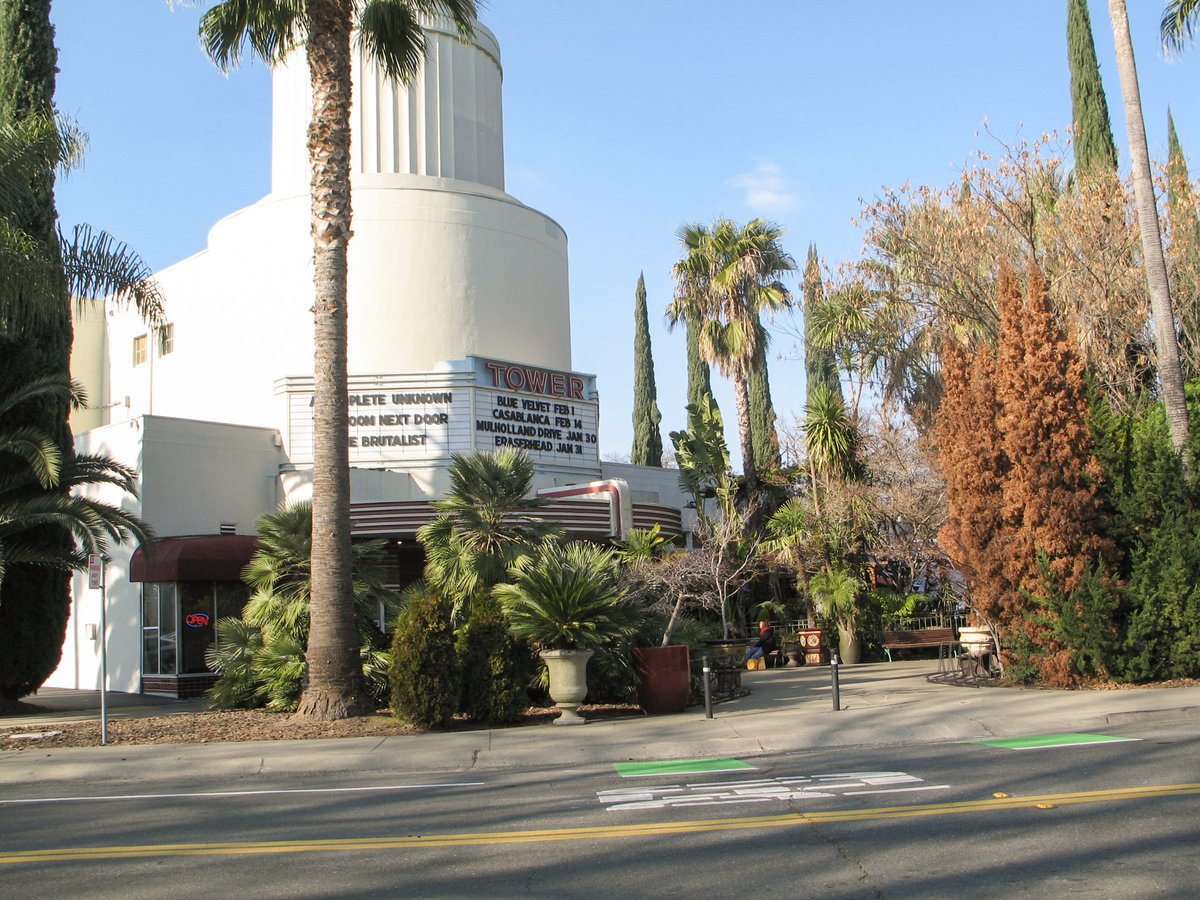 Tower Theatre Friday, Jan. 30, 2025, located off Broadway at 2508 Land Park Dr in Sacramento.