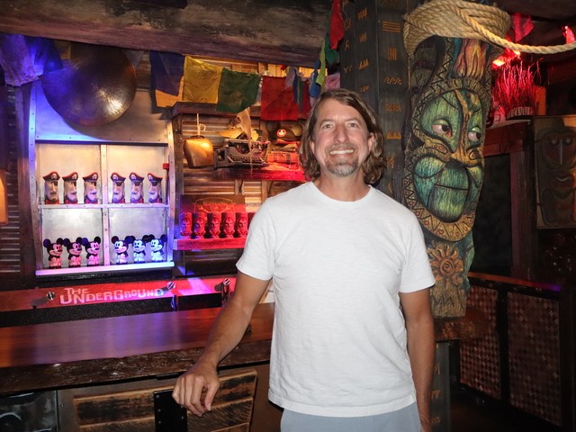 Troy Carlson: The CEO of Stage Nine Entertainment Troy Carlson inside Hawthorne’s hideout located in the Underground Vault.