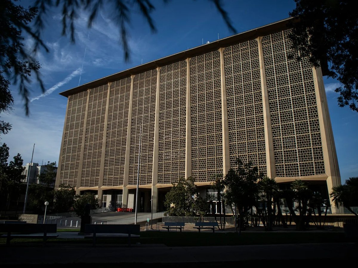 The Fresno County Courthouse on Sept. 17, 2025.