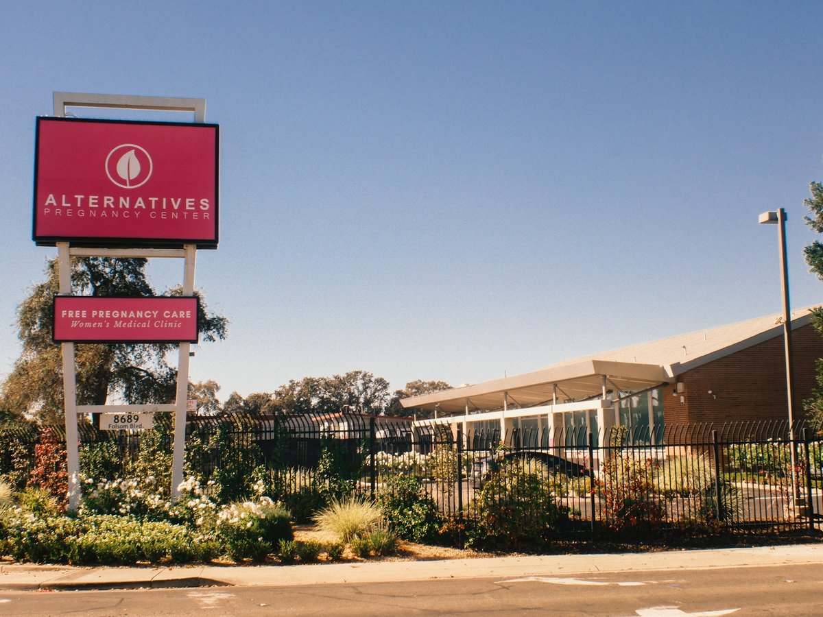 The Alternatives Pregnancy Center at 8689 Folsom Blvd. on Oct. 29, 2025.