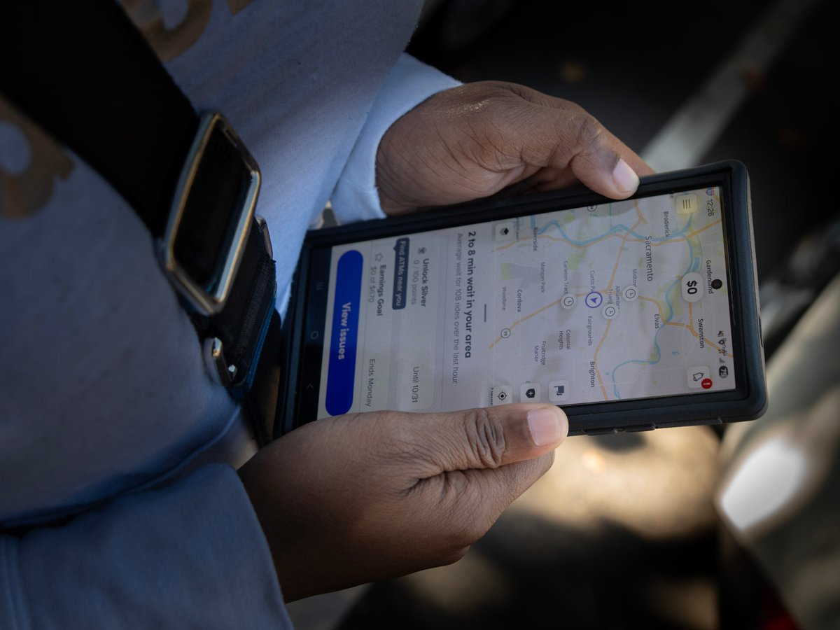 Federal employees like Sharon W. impacted by the government shutdown look for means to financially support their families by taking to gig work like rideshare apps.