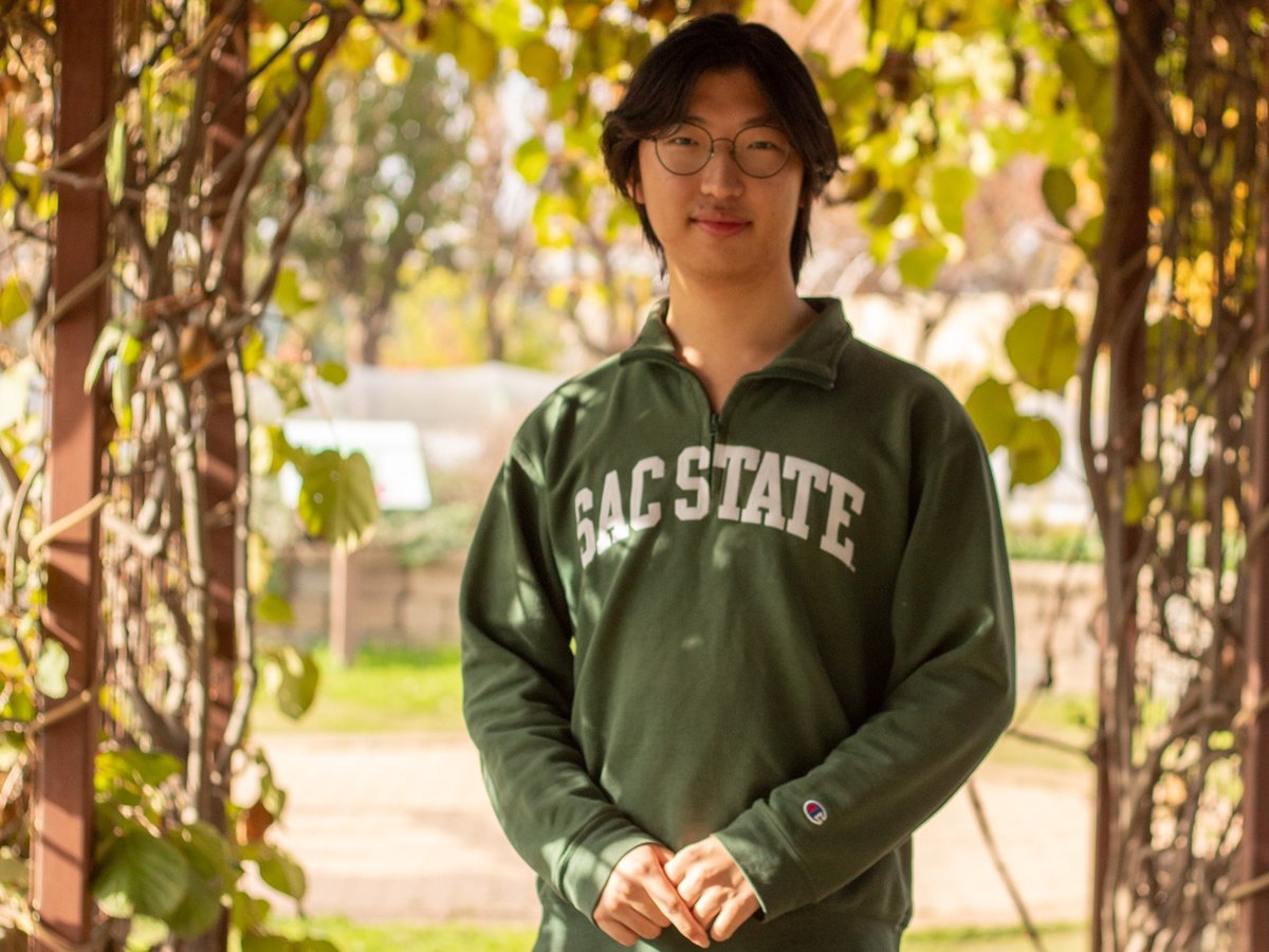 Michael Lee-Chang is a fourth year student at Sacramento State. Dec. 16, 2025.