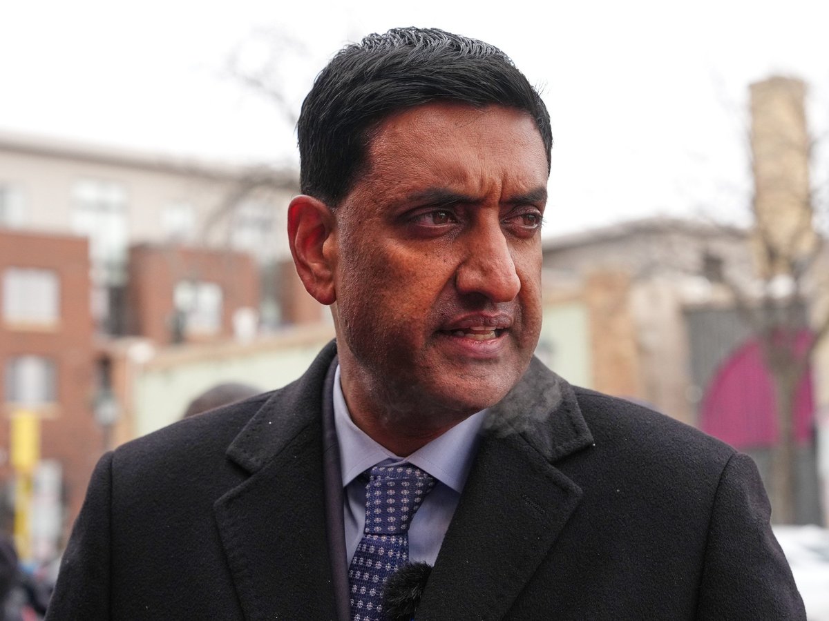 Rep. Ro Khanna, D-California, visits the scene where 37-year-old Alex Pretti was fatally shot by a U.S. Border Patrol officer over the weekend, on Monday, Jan. 26, 2026, in Minneapolis, Minnesota.