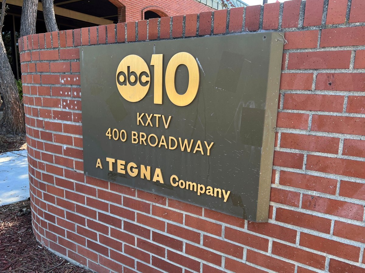 The exterior of the ABC10 building is shown in Sacramento, Calif., Monday, Sept. 22, 2025.