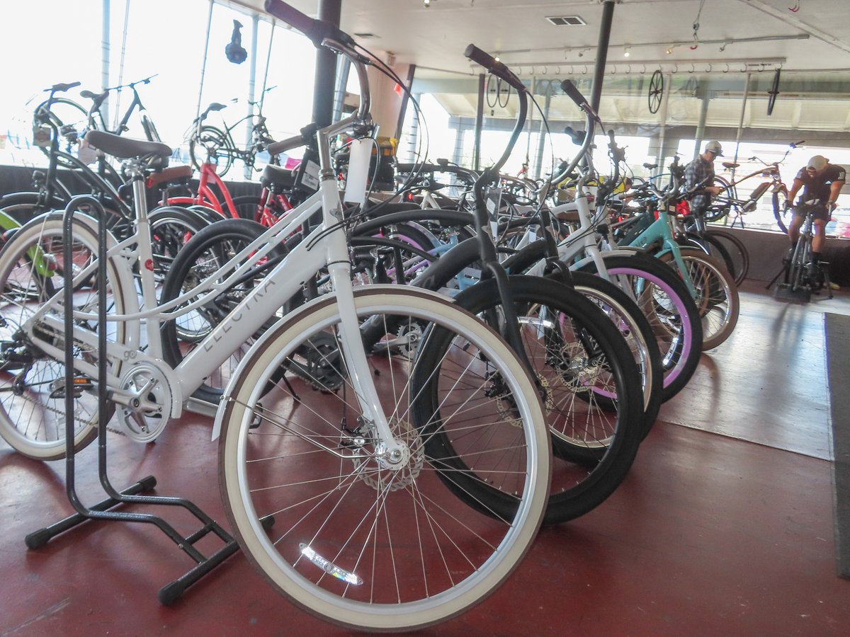 Electric bikes for sale Monday, March 2, 2026, at Del Rio Bike Shop located at 5522 H St. in Sacramento.
