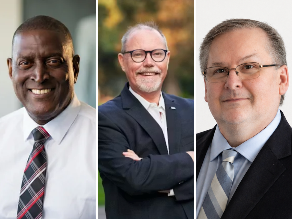 Photo caption: Ronald Bell (left), Sacramento County Supervisor Patrick Kennedy (center) and Brian Lajda (right) are running for the District 2 seat on the Sacramento County Board of Supervisors.