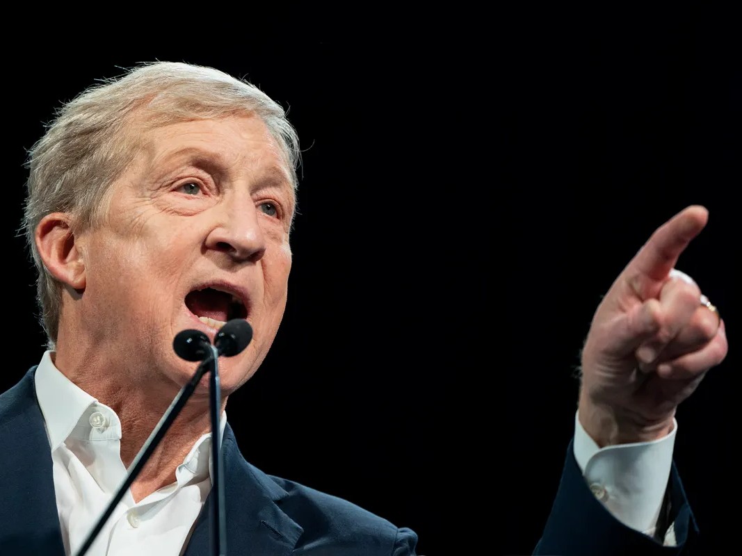 California gubernatorial candidate Tom Steyer on Feb. 21, 2026.