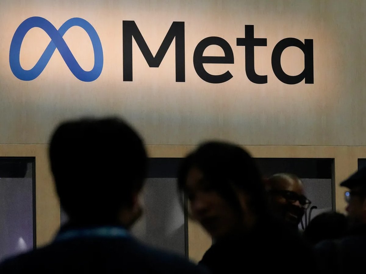 The Meta booth at the annual Game Developers Conference in San Francisco on March 22, 2023.