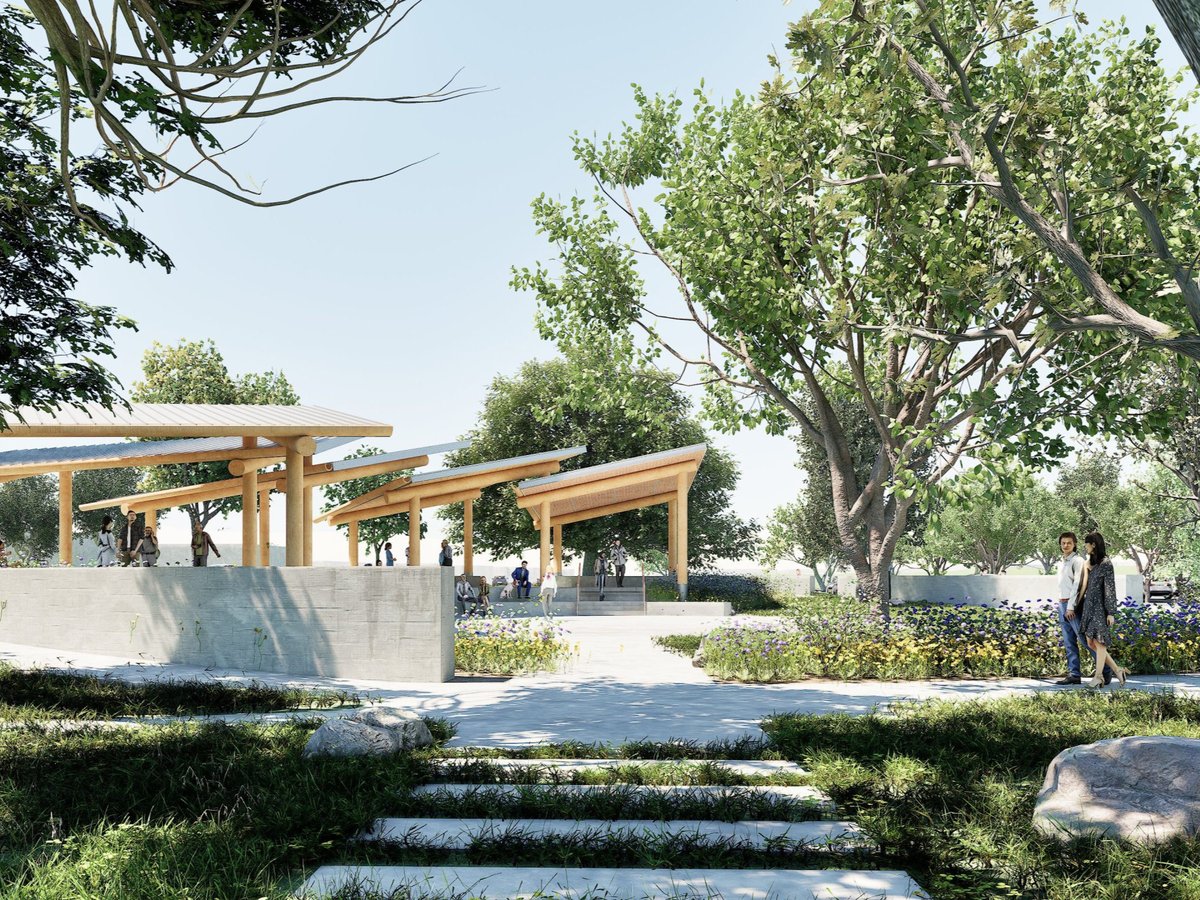 A rendering of the California Indian Heritage Center's new welcome center.