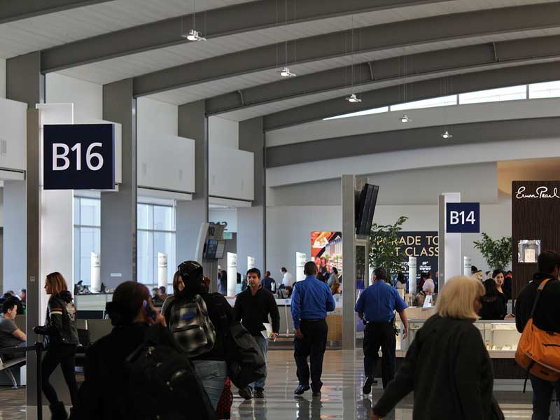 Sacramento International Airport, B Gates. 