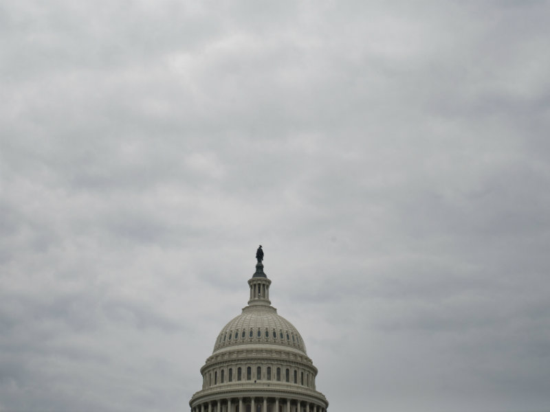 The rotunda of the Capitol during the inauguration of Donald Trump in January.
