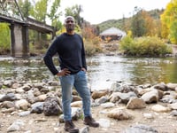 Jonathan Burgess in Coloma Calif., near where Gold was discovered along the South Fork of the American River.