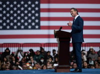 Governor Gavin Newsom speaks during his inauguration in the Plaza de California in Sacramento, Calif., Friday, Jan. 6, 2023.