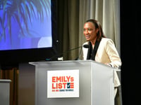 Laphonza Butler speaks onstage during EMILYs List's 2023 Pre-Oscars Breakfast at The Beverly Hilton on March 7, 2023 in Beverly Hills, Calif.