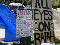 Students for Justice in Palestine at UC Davis have some specific demands of the university, including certain academic program changes and a request for Chancellor Gary May to remove himself from the board of a global technology company.