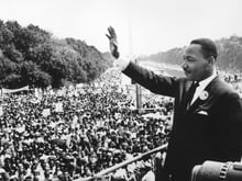 Martin Luther King Jr. in Washington, DC.