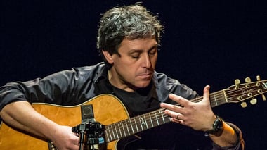 Acoustic guitarist Peppino D'Agostino.
