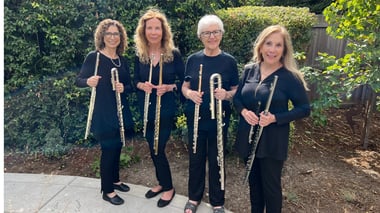 The Sacramento-based flute quartet FluteSong4