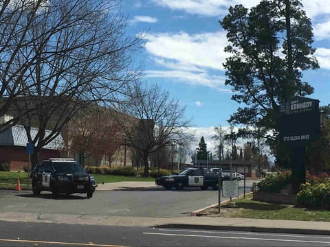 Kennedy High School in South Sacramento was evacuated after multiple students received text messages about a bomb threat. 