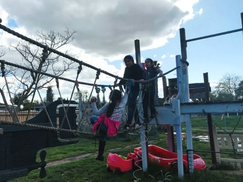 Children are encouraged to get creative at the Sacramento Adventure Playground in South Sacramento. The junkyard-like space is free and supervised several afternoons a week.