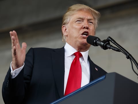 President Trump is hosting the Baltic states at the White House on Tuesday.
