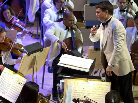 Keith Lockhart conducts the Boston Pops on tour with the film scores of John Williams.