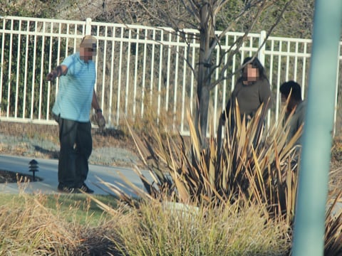 Photo of CSLB sting operation conducted in Rancho Murieta on January 16th.