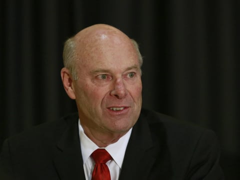 Republican Attorney General candidate Steven Bailey, speaks at a candidate debate Wednesday, March 21, 2018, in Sacramento.