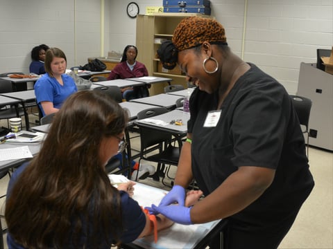 Sheniah Everson, 17, is part of a youth apprenticeship program in Charleston, SC, that’s giving her a jump on her nursing career.