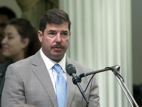 In this Aug. 15, 2016 file photo, Assemblyman Joaquin Arambula, D-Kingsburg, speaks at the Capitol in Sacramento, Calif. The California state lawmaker has been arrested on suspicion of child cruelty.
