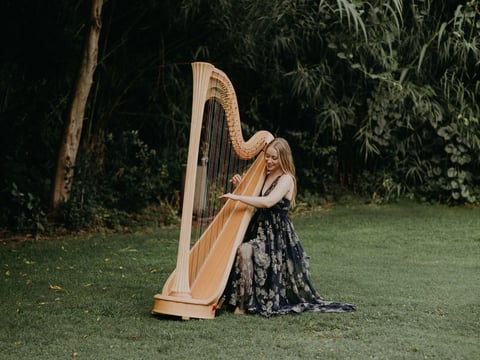 Harpist Madeline Olson will be performing with the Modesto Symphony Orchestra on Feb. 1 and 2, 2018.