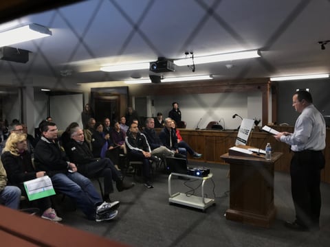 California lawmakers and FEMA officials met with local leaders in Paradise after a three-hour tour of the Camp Fire.
