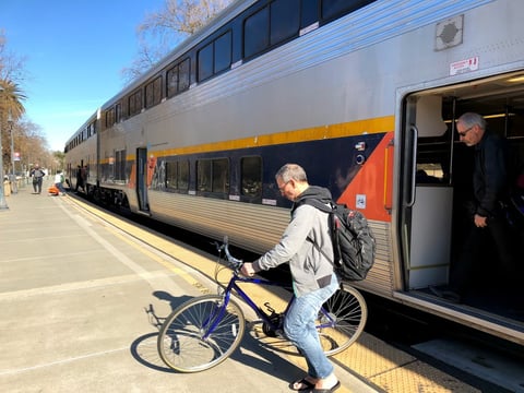 Capitol Corridor commuter trains run between San Jose and Auburn.